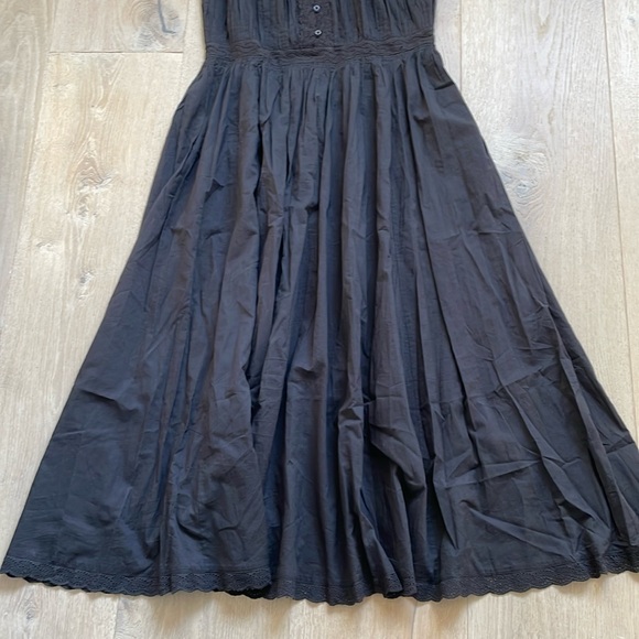 NWT The Great. Black cotton cachet dress. Size 1. - Picture 4 of 10